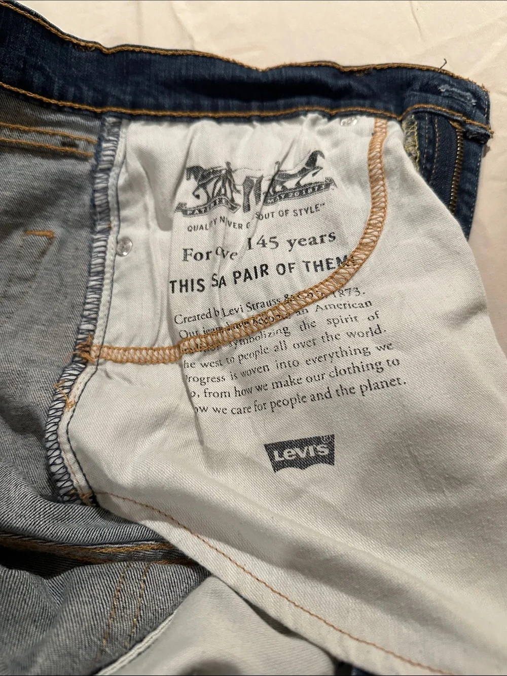 Levi's Men's Indigo Relaxed 505 Denim Jeans